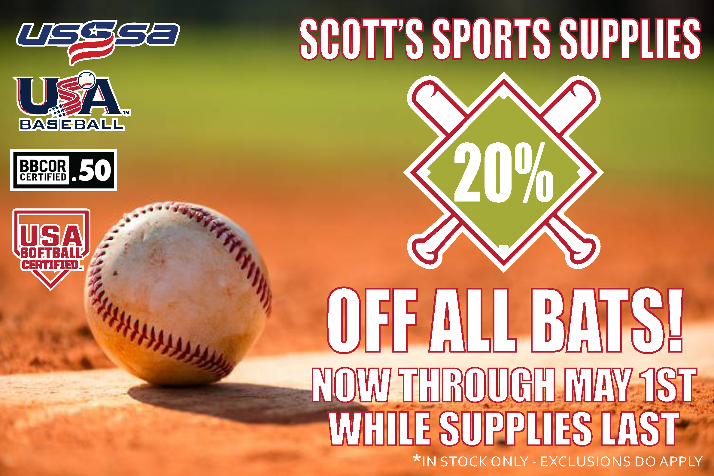 scotts sports bat sale